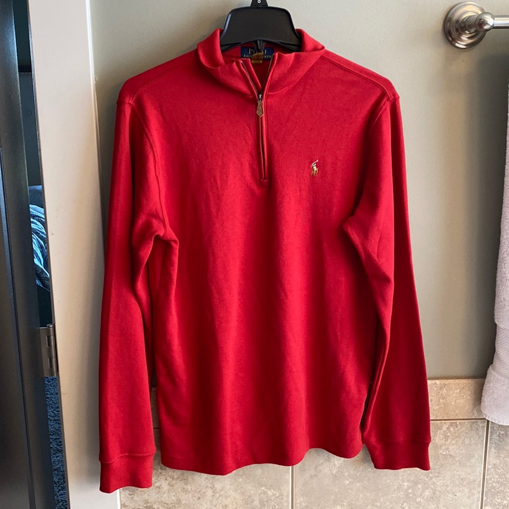 Boys polo Ralph Lauren quarter zip pullover